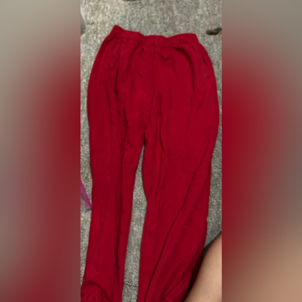 Gap red sweats